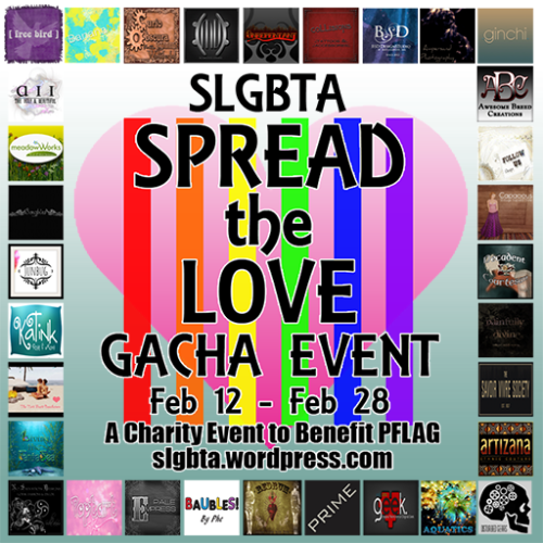 SLGBTA Spread The Love Event Sign Texture